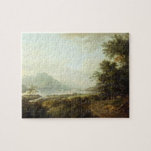 Loch Awe, Argyllshire, c.1780-1800 (oil on canvas) Jigsaw Puzzle