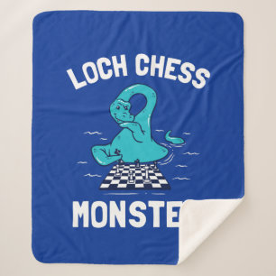 Loch Chess Monster Sherpa Blanket