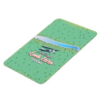 Loch Earnmap Scotland vintage map Magnet