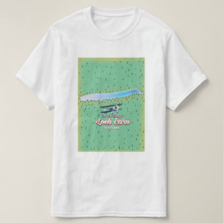 Loch Earnmap Scotland vintage map T-Shirt
