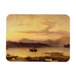 Loch Etive, from Bonawe - Evening, 1875 (oil on ca Magnet