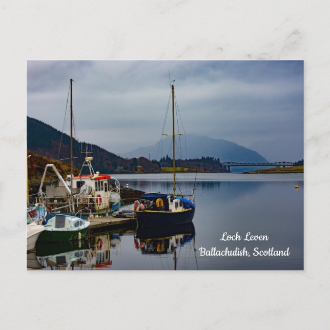 Loch Leven, Ballachulish, Scotland Postcard (Front)