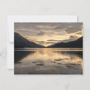 Loch Leven Sunset Postcard