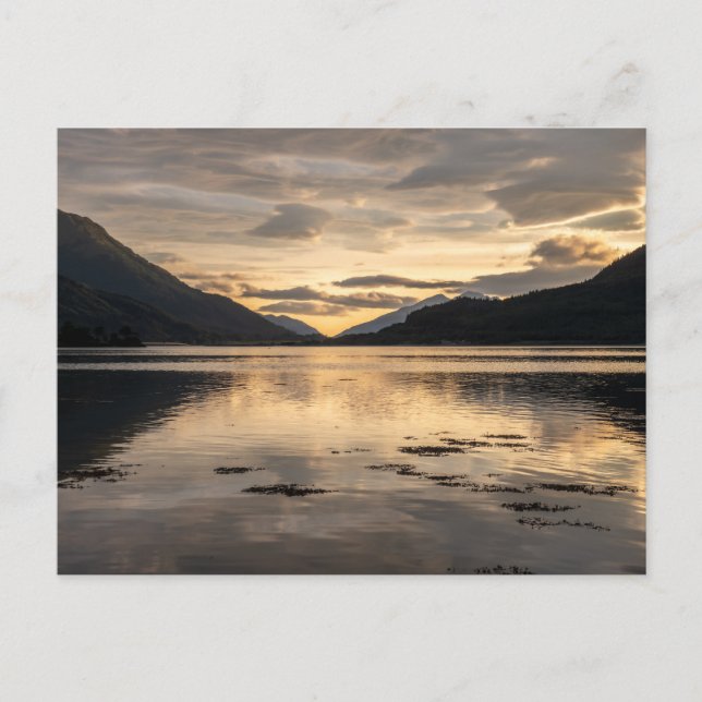 Loch Leven Sunset Postcard (Front)
