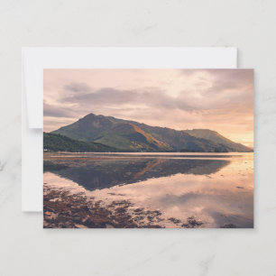 Loch Leven Sunset Postcard