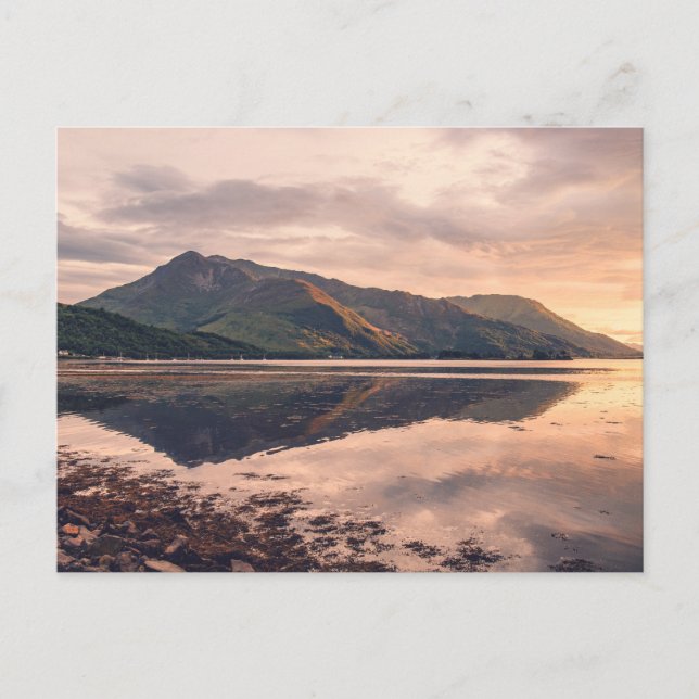 Loch Leven Sunset Postcard (Front)