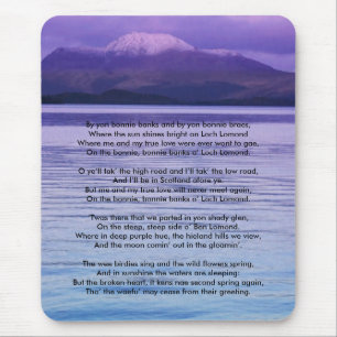 Loch Lomond By yon bonnie banks Mouse Mat