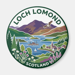 Loch Lomond Scotland Magnet