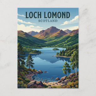Loch Lomond Scotland Postcard