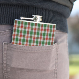 Loch Lomond Tartan Plaid Pattern Hip Flask