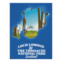 loch lomond & the trossachs national park map