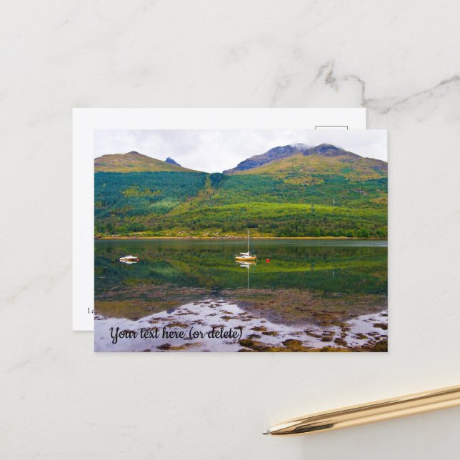 Loch Long, Arrochar Postcard (Front/Back In Situ)