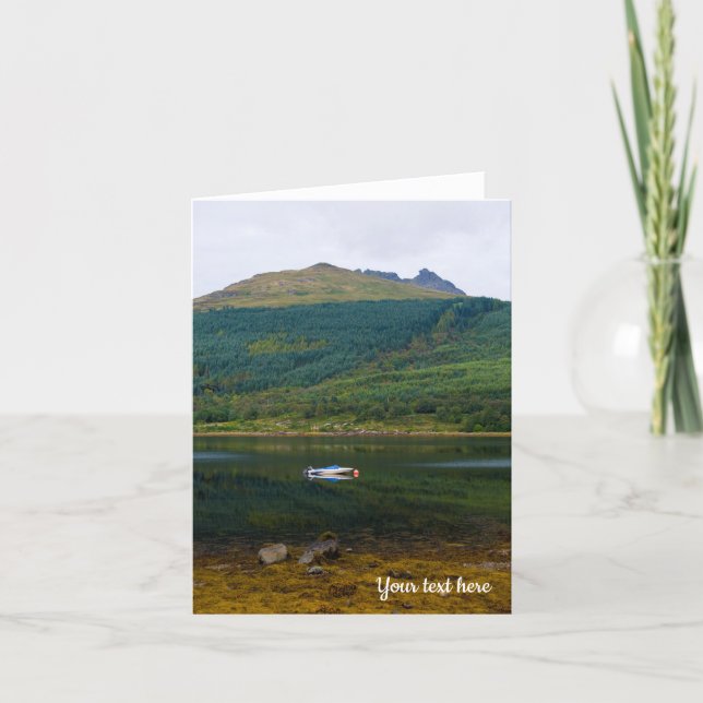 Loch Long, Arrochar, Scotland Greeting card (Front)