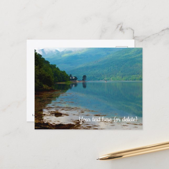 Loch Long, Arrochar, Scotland Postcard (Front/Back In Situ)