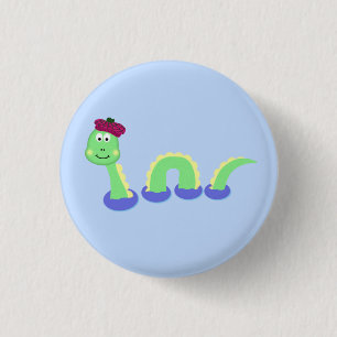 Loch Ness Monster 3 Cm Round Badge