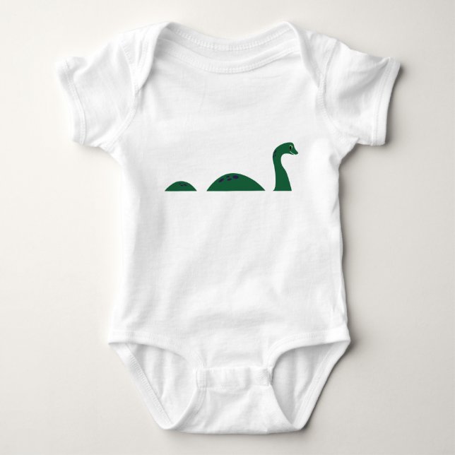 Loch Ness Monster Baby Bodysuit (Front)