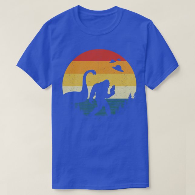 Loch Ness Monster Cat Lover T-Shirt (Design Front)
