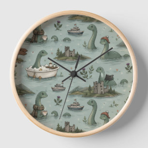 Loch Ness Monster  Clock