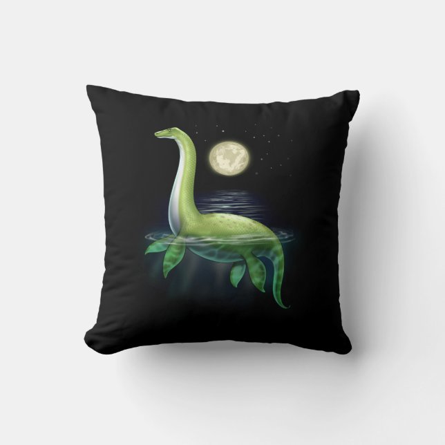 Loch Ness Monster Cushion (Front)