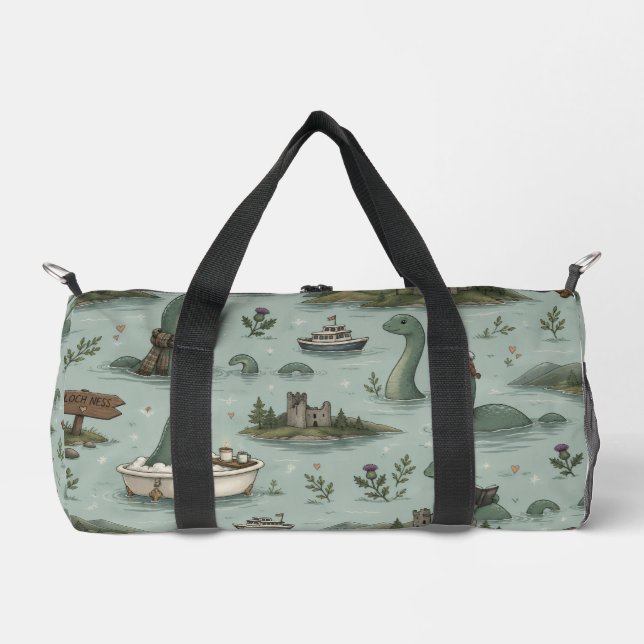 Loch Ness Monster  Duffle Bag (Front)