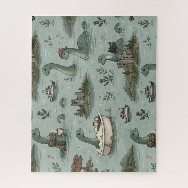 Loch Ness Monster  Jigsaw Puzzle (Vertical)