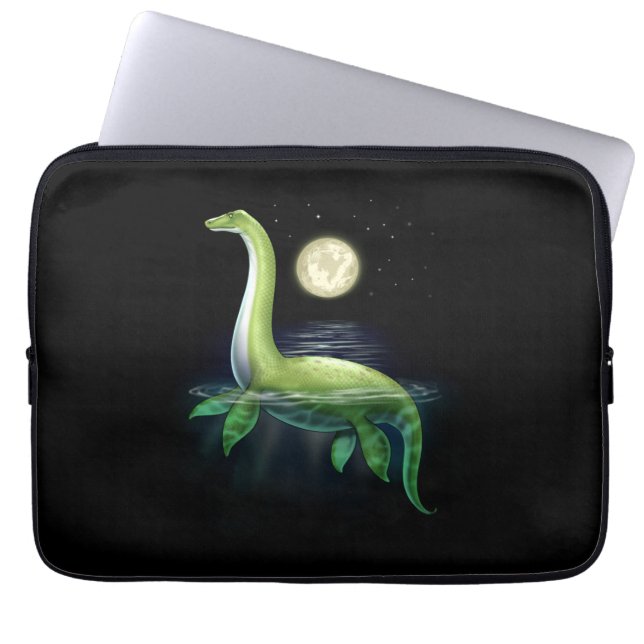 Loch Ness Monster Laptop Sleeve (Front)