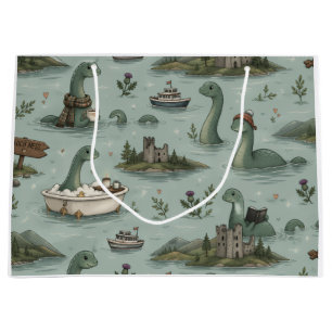 Loch Ness Monster  Large Gift Bag