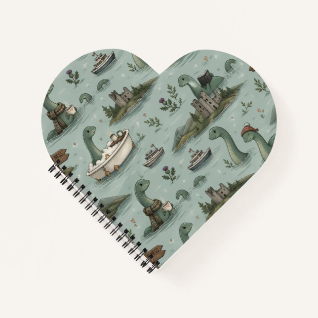 Loch Ness Monster  Notebook (Front)