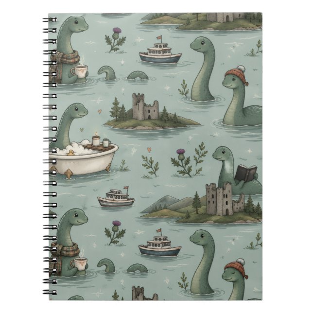 Loch Ness Monster  Notebook (Front)