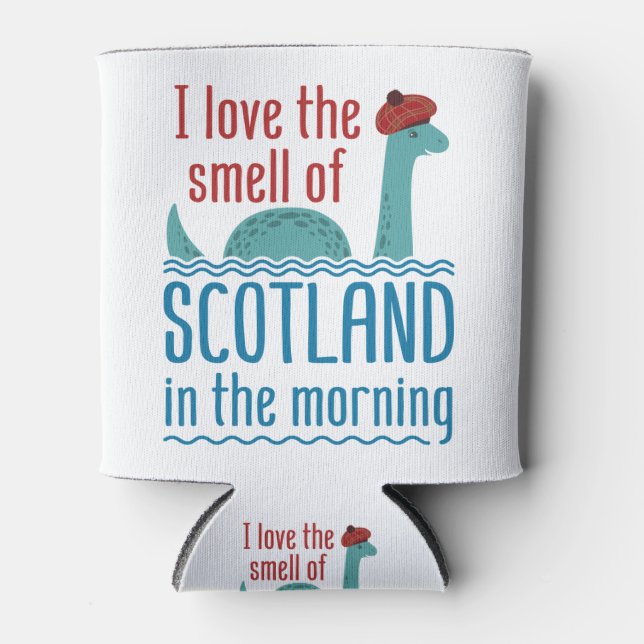 Loch Ness Monster Smell of Scotland In the Morning Can Cooler (Front)
