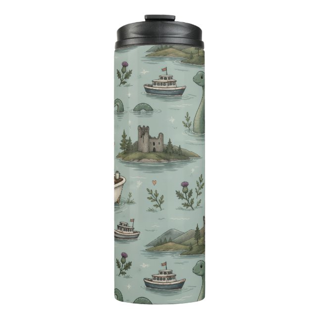 Loch Ness Monster  Thermal Tumbler (Front)