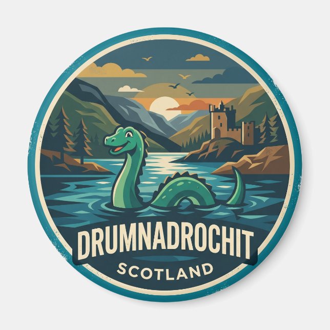Loch Ness Scotland Magnet (Front)