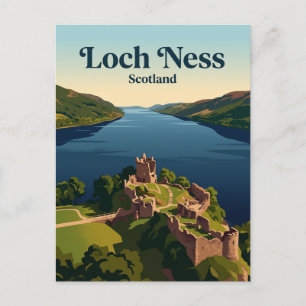Loch Ness Scotland Postcard