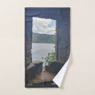 Loch Ness seen from Urquhart Castle Hand Towel
