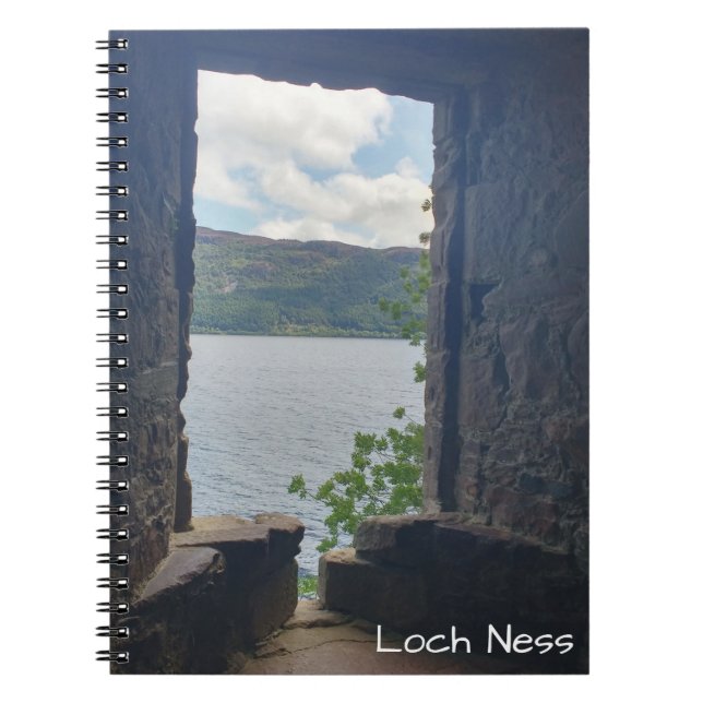Loch Ness seen from Urquhart Castle Notebook (Front)