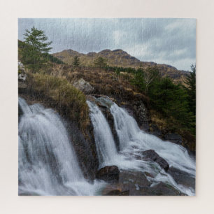 Loch Restil Waterfall Jigsaw Puzzle