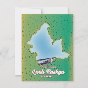 Loch Ruskyn Scotland map