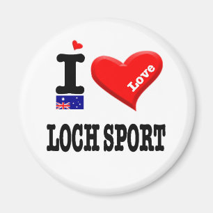 LOCH SPORT - I Love Magnet