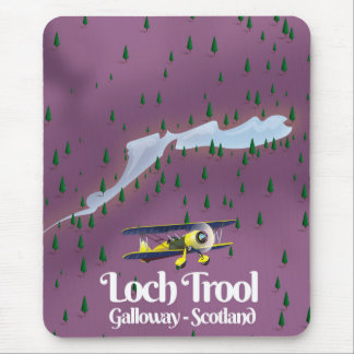 loch trool , galloway, scotland Travel map Mouse Mat