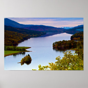 Loch Tummel, Queen's View Poster