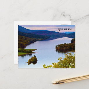 Loch Tummel, Queen's View, Scotland Postcard
