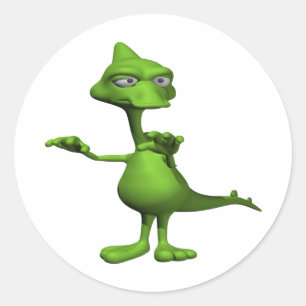 Lochness Monster Classic Round Sticker