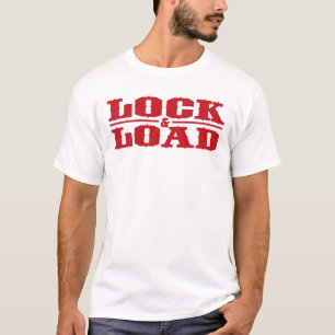 Lock and Load - Red T-Shirt