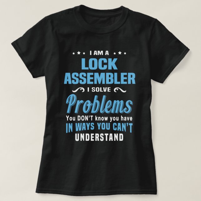 Lock Assembler T-Shirt (Design Front)