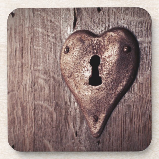 Lock Heart Coaster (Front)