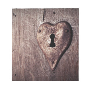 Lock Heart Notepad