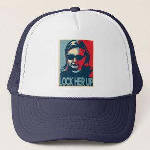 LOCK HER UP Anti-Hillary Clinton Trucker Hat