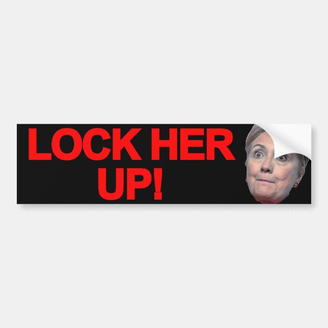 Lock Her Up Bumper Sticker (Front)