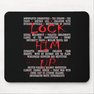 Lock Him Up Anti-trump Mouse Mat