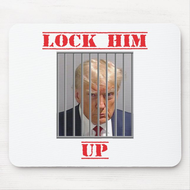 Lock Him Up Mouse Mat (Front)
